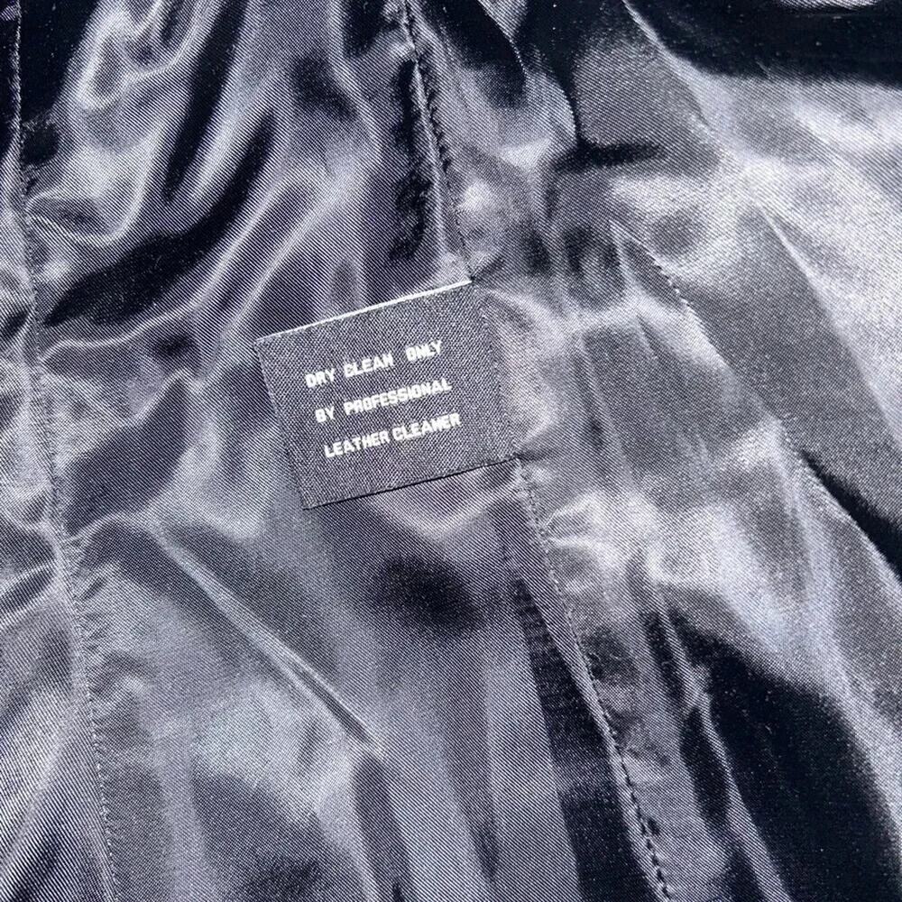 Leather Black Jacket Avanti - Picture 3 of 5